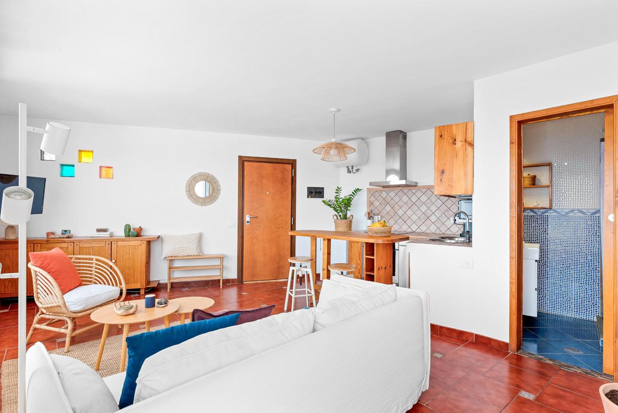 Canary Casita Next To The Atlantic Ocean Radazul Luaran gambar